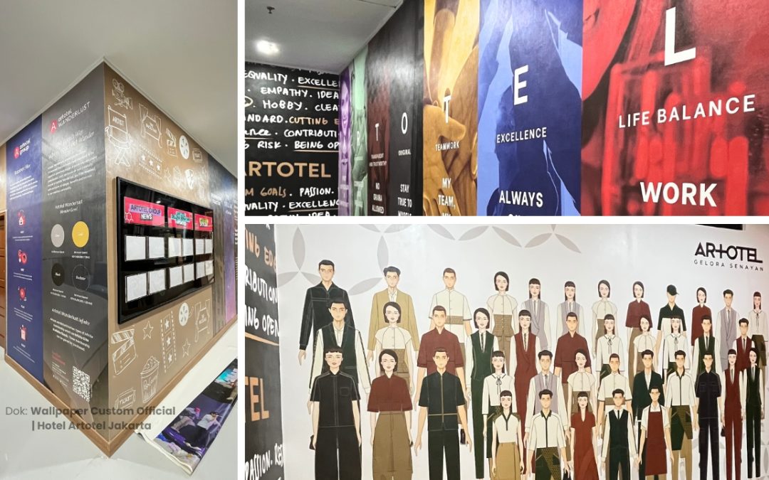 Inspirasi Desain Hotel: Artotel Senayan Tampil Baru dengan Wallpaper Custom